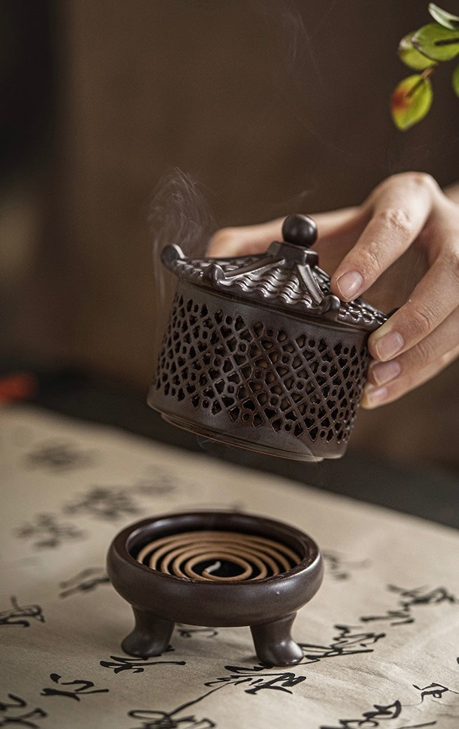 Pagoda incense burner