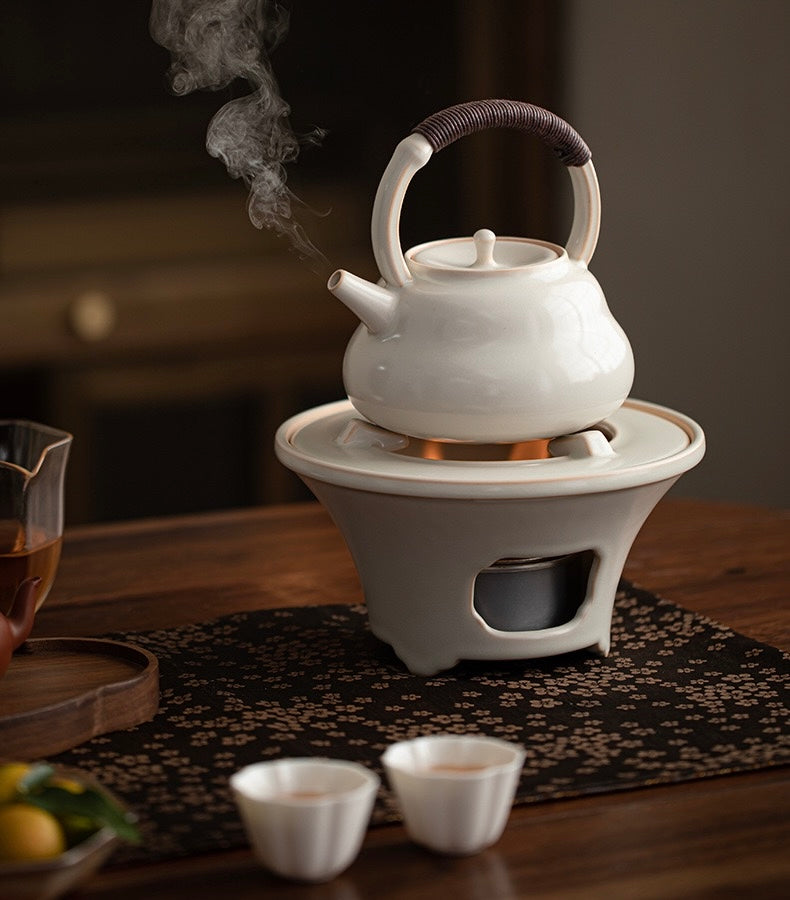 White Pottery tea stove