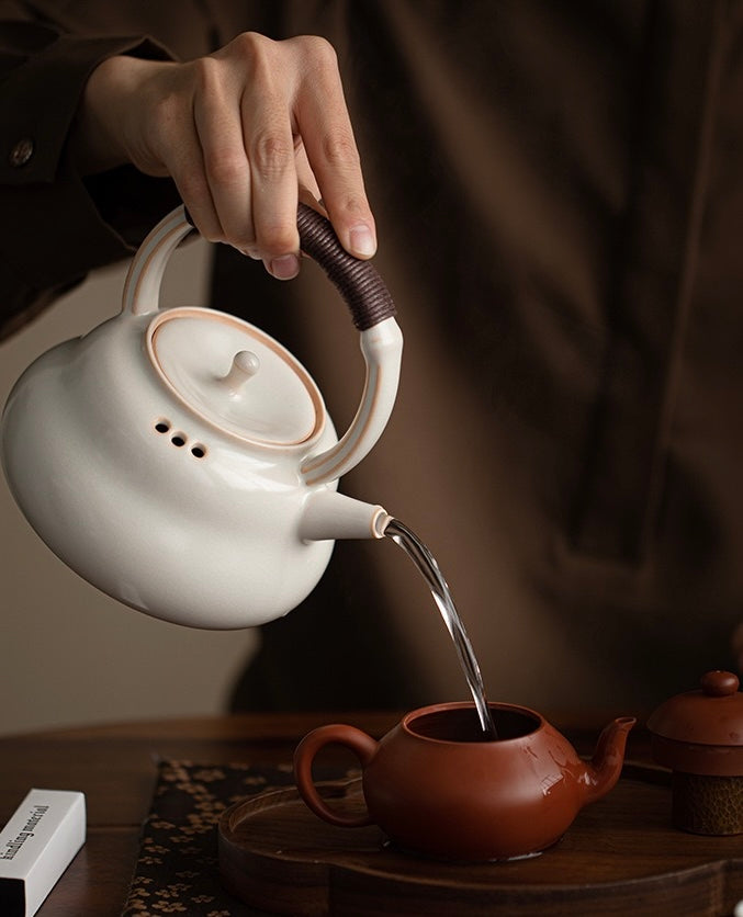 White Pottery tea stove
