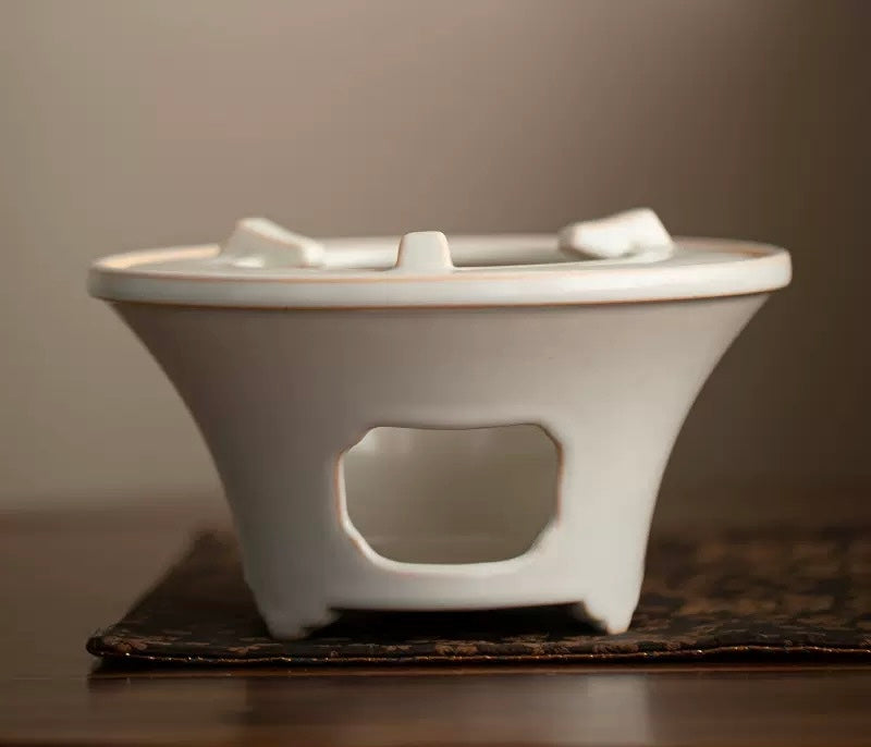 White Pottery tea stove