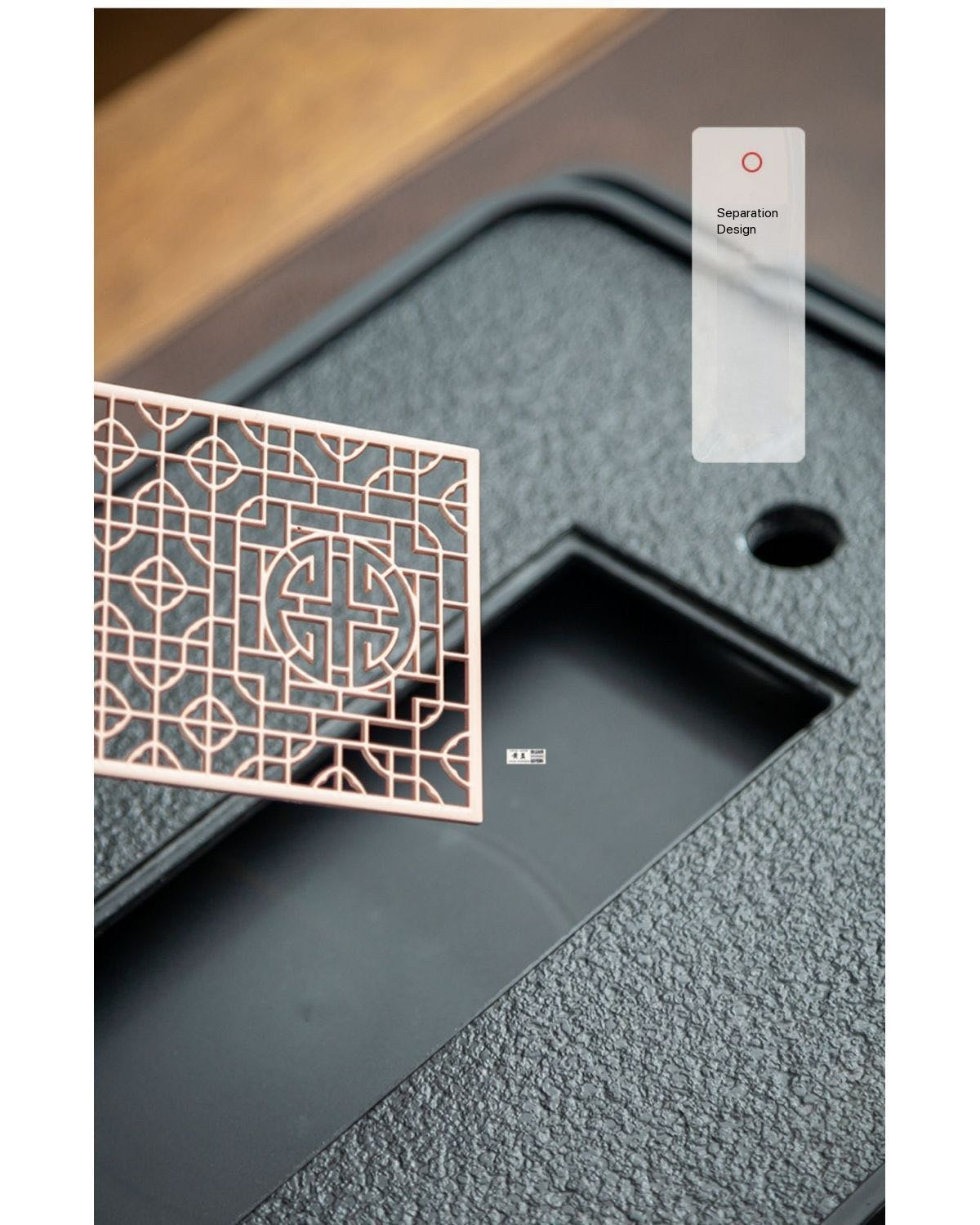 Black Ceramic teatray