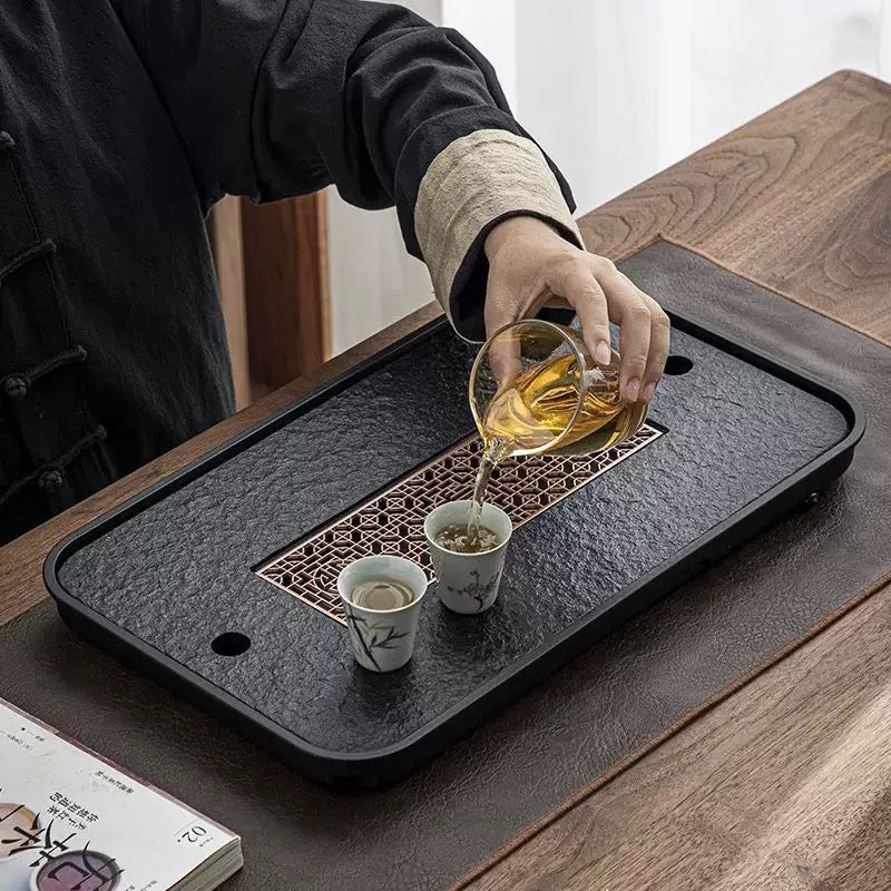 Black Ceramic teatray
