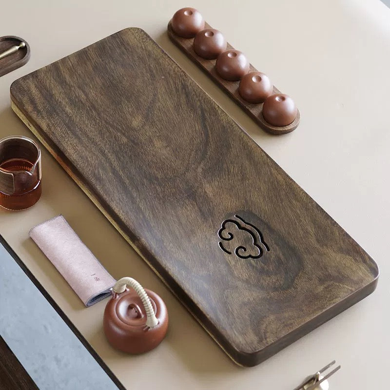 Good Luck tea tray