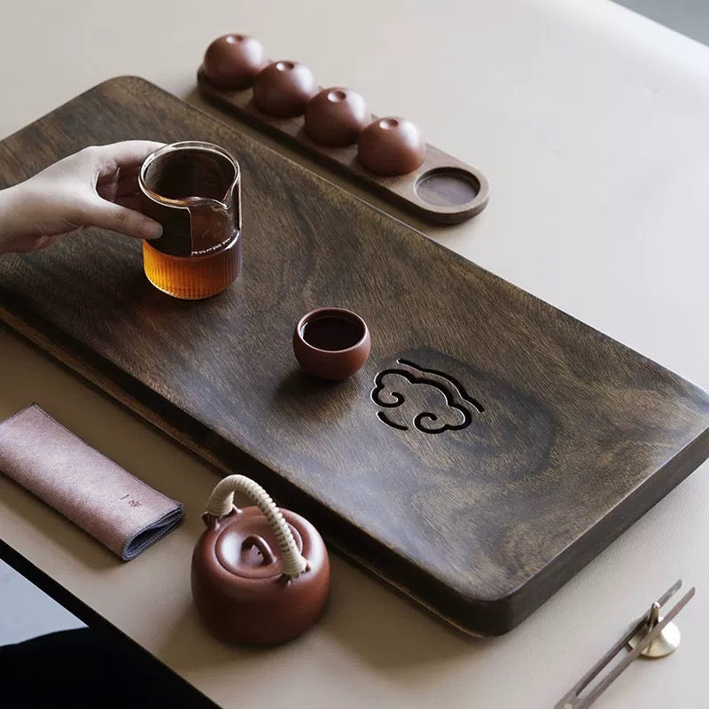 Good Luck tea tray
