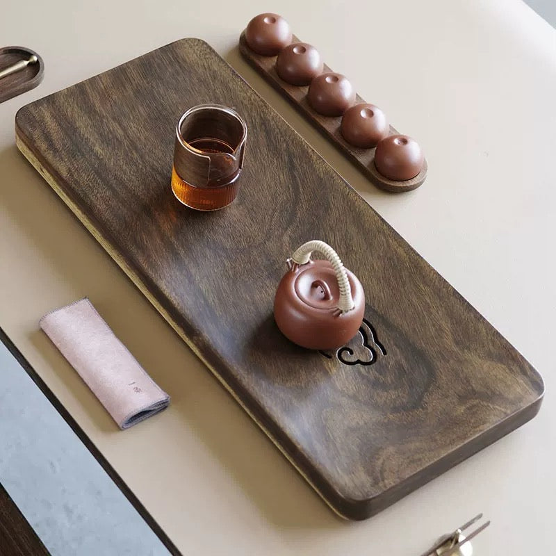Good Luck tea tray
