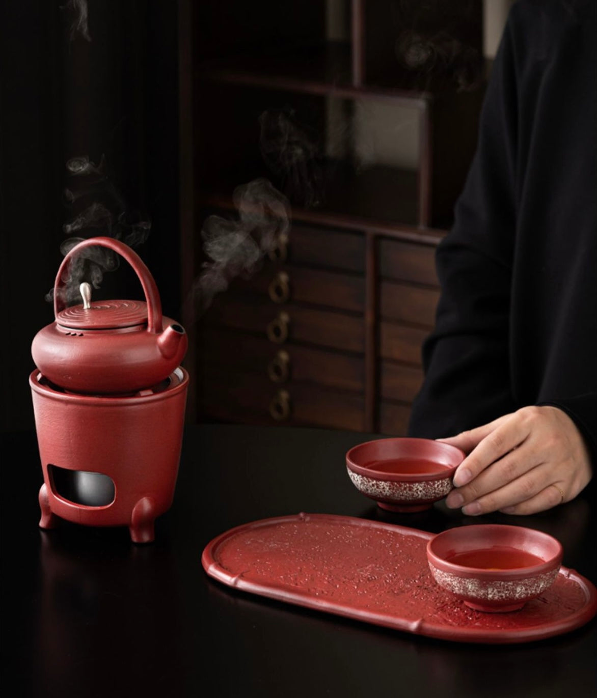 The Red Tea Stove In The Forbidden City