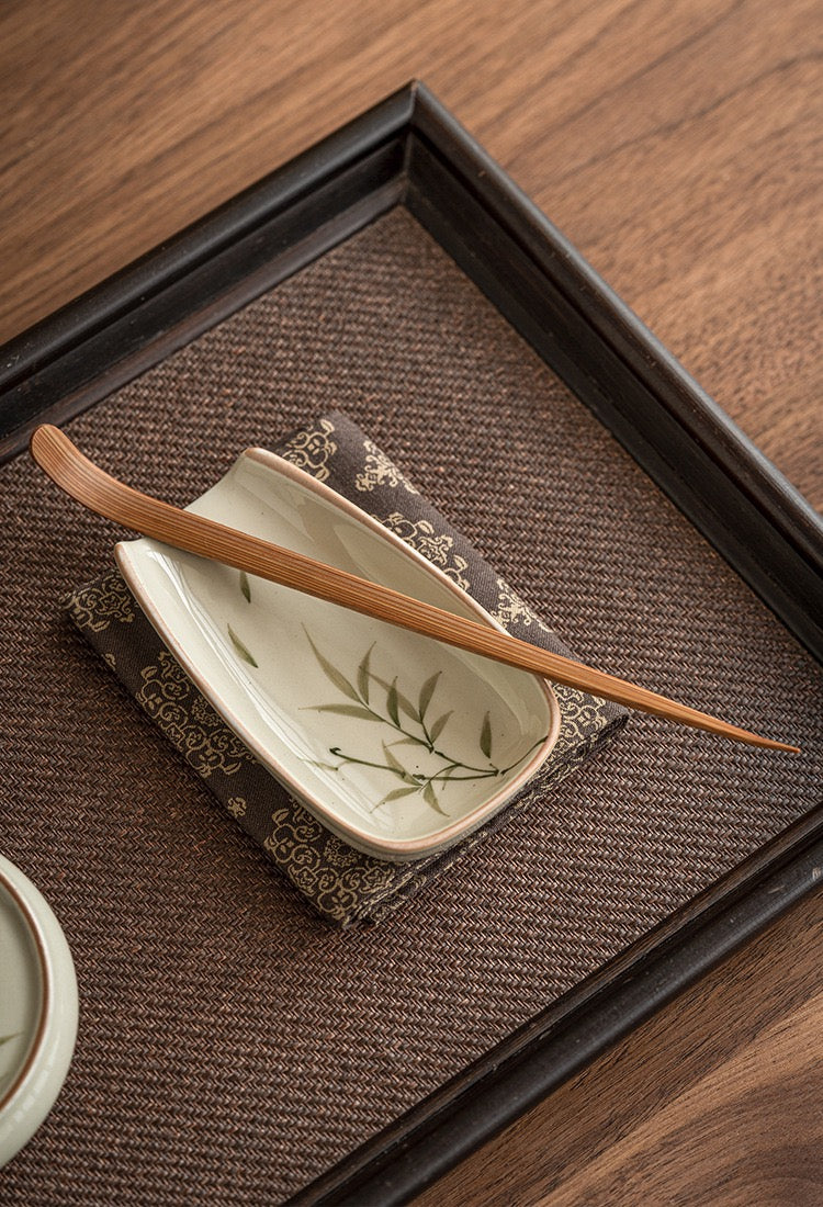 Emerald Green tea scoop