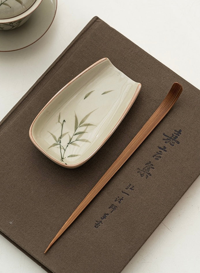 Emerald Green tea scoop