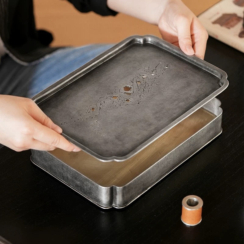 Pure Tin tea tray