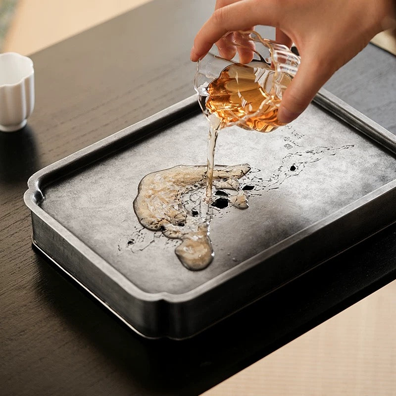 Pure Tin tea tray