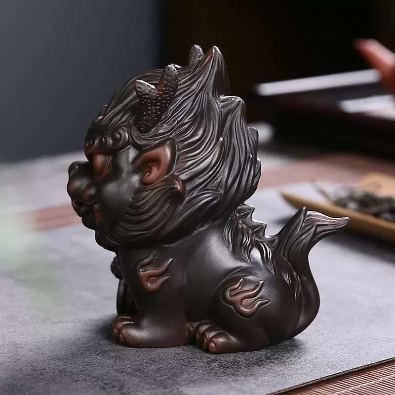The Wealth-Attracting Unicorn tea pet
