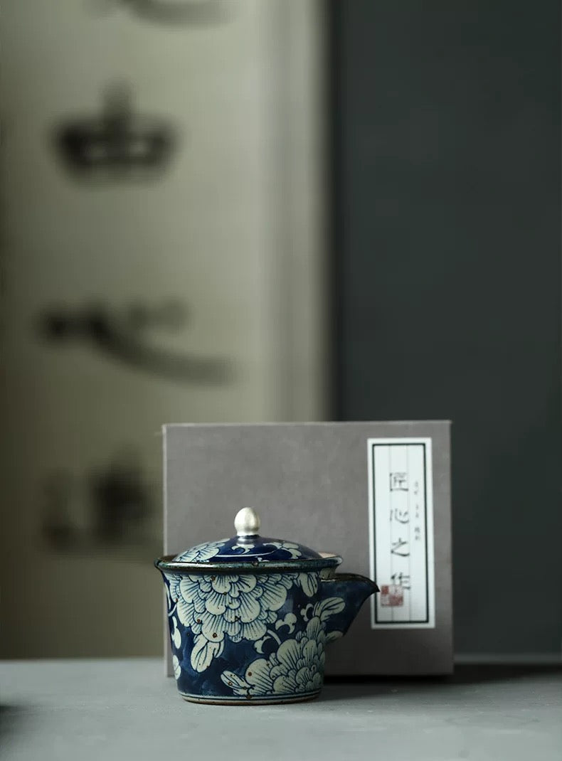Wood-fired Blue And White Porcelain gai wan