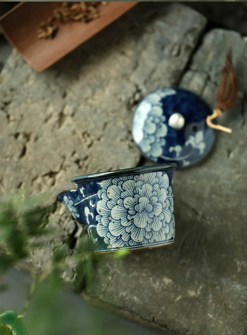 Wood-fired Blue And White Porcelain gai wan