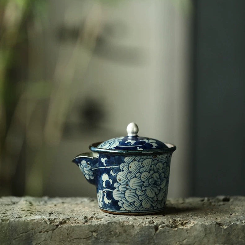 Wood-fired Blue And White Porcelain gai wan