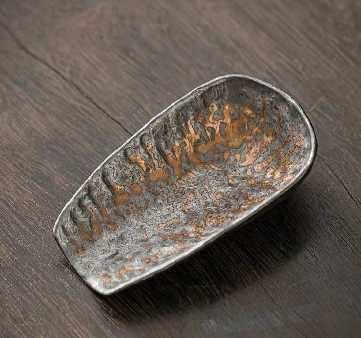 Coarse Pottery tea scoop
