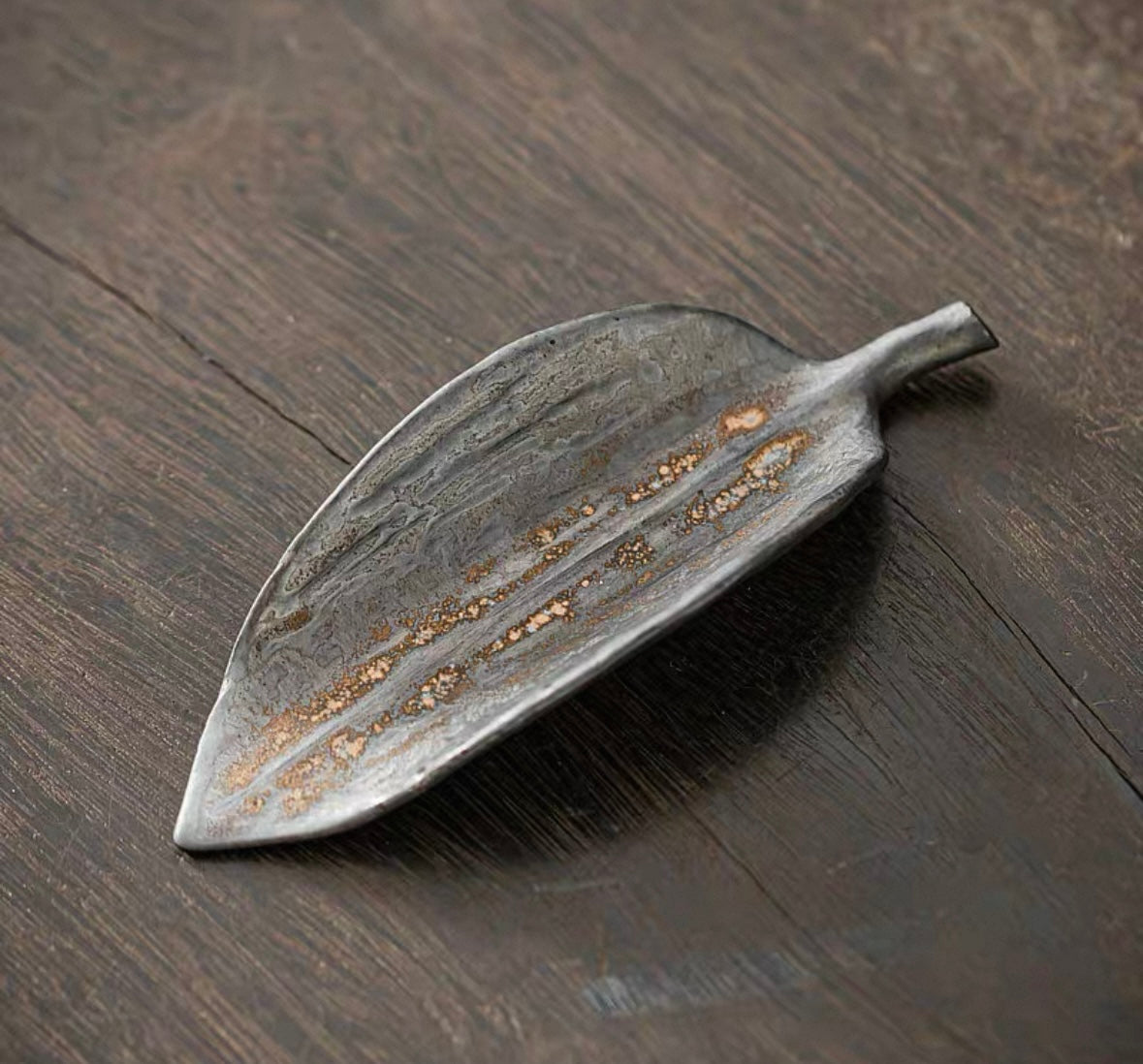 Coarse Pottery tea scoop