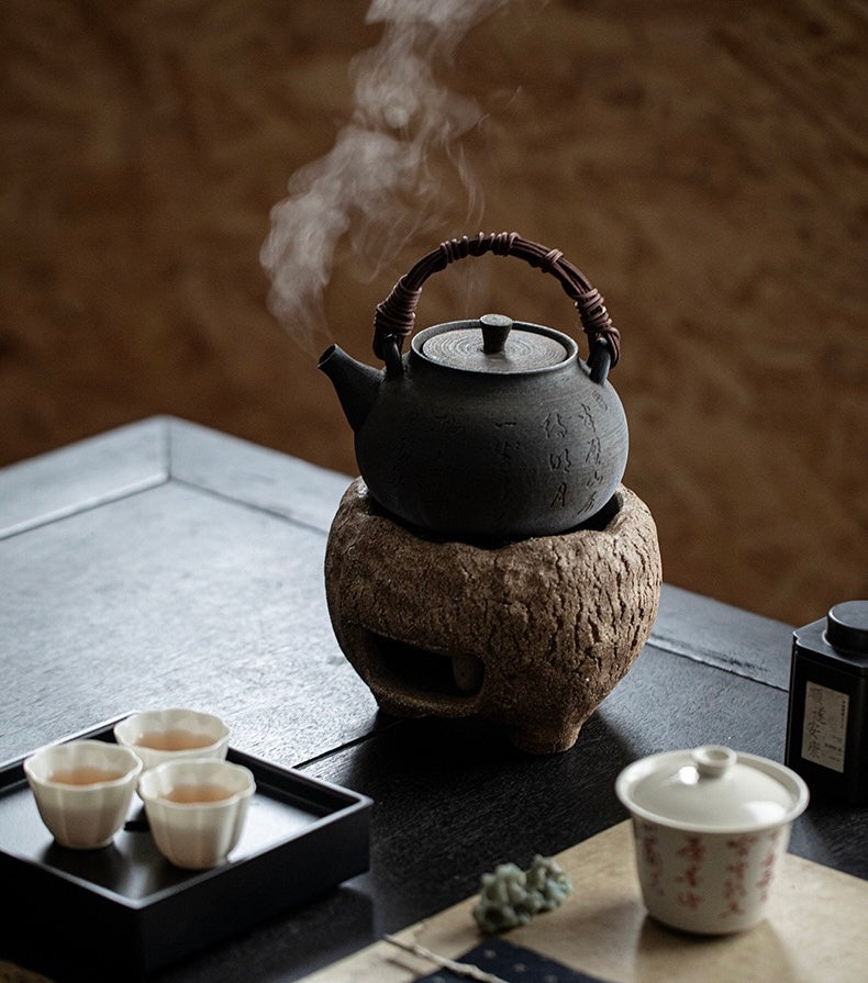 Coarse Earthenware Rattan tea stove