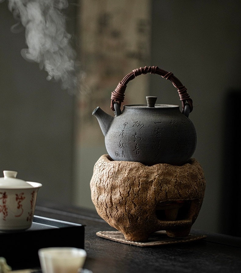 Coarse Earthenware Rattan tea stove