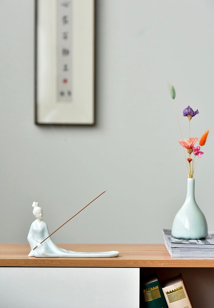 Lady Holding Incense incense burner