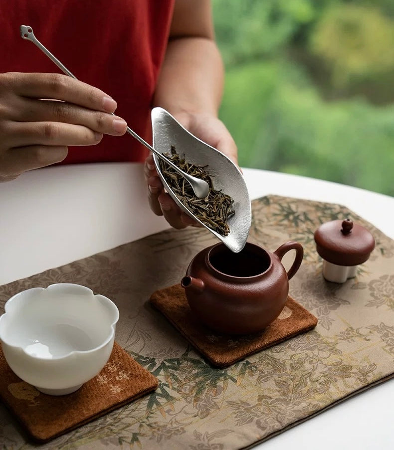 Pure Tin tea scoop