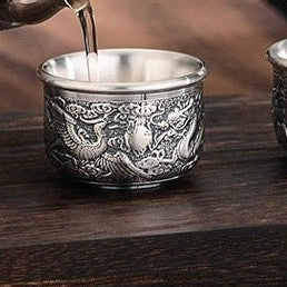 Pure Silver 999 teacup
