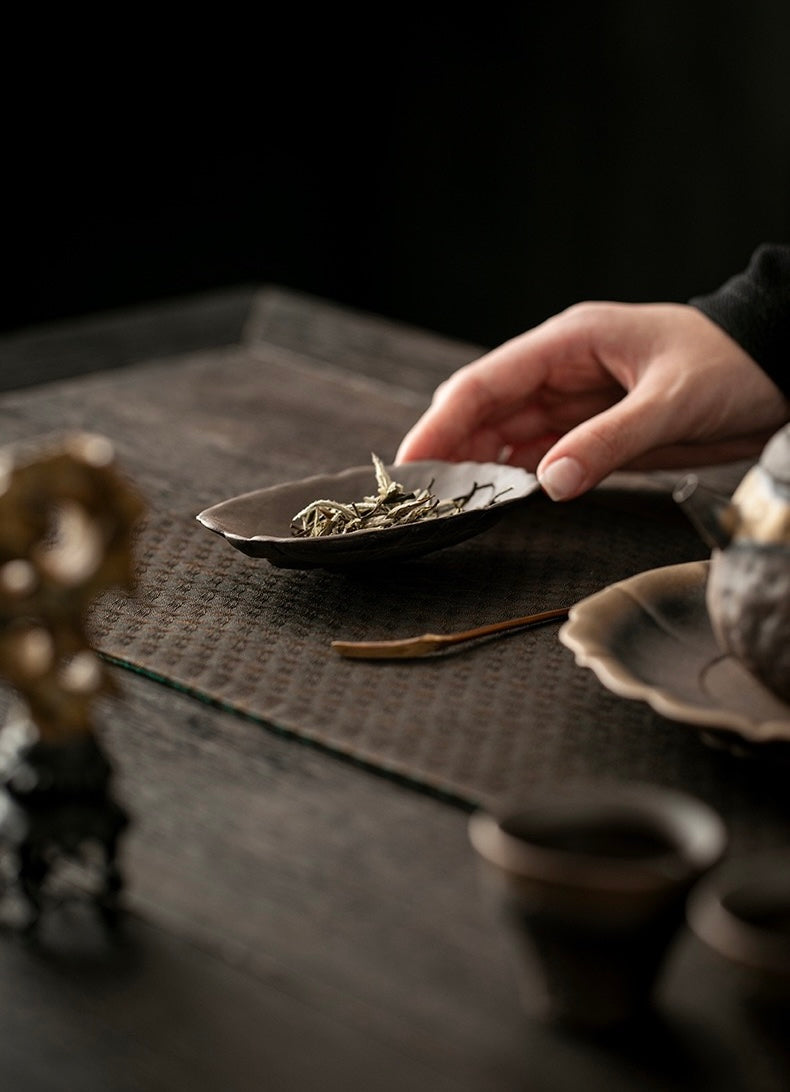 Turtle Shell tea scoop