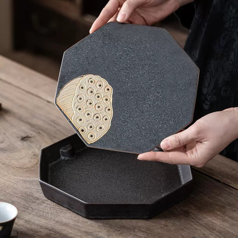 Duofu Lotus Seed tea tray