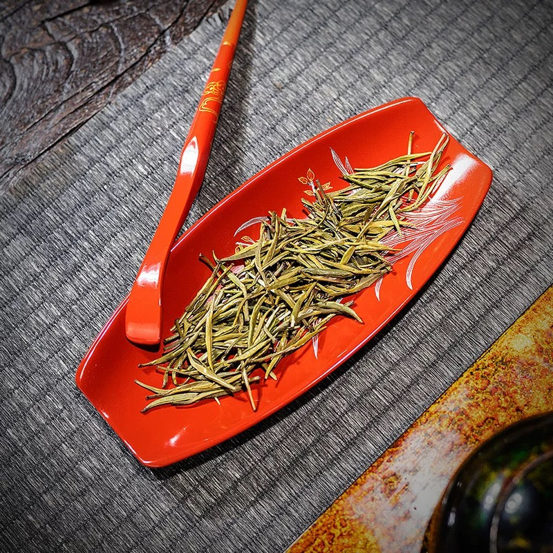 Hand-painted Lacquer tea scoop