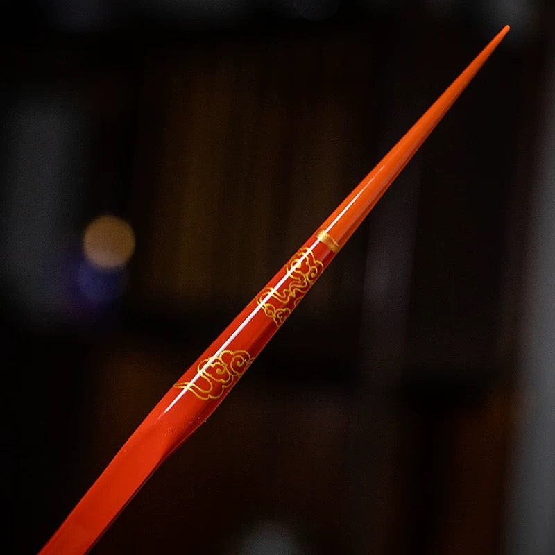 Hand-painted Lacquer tea scoop