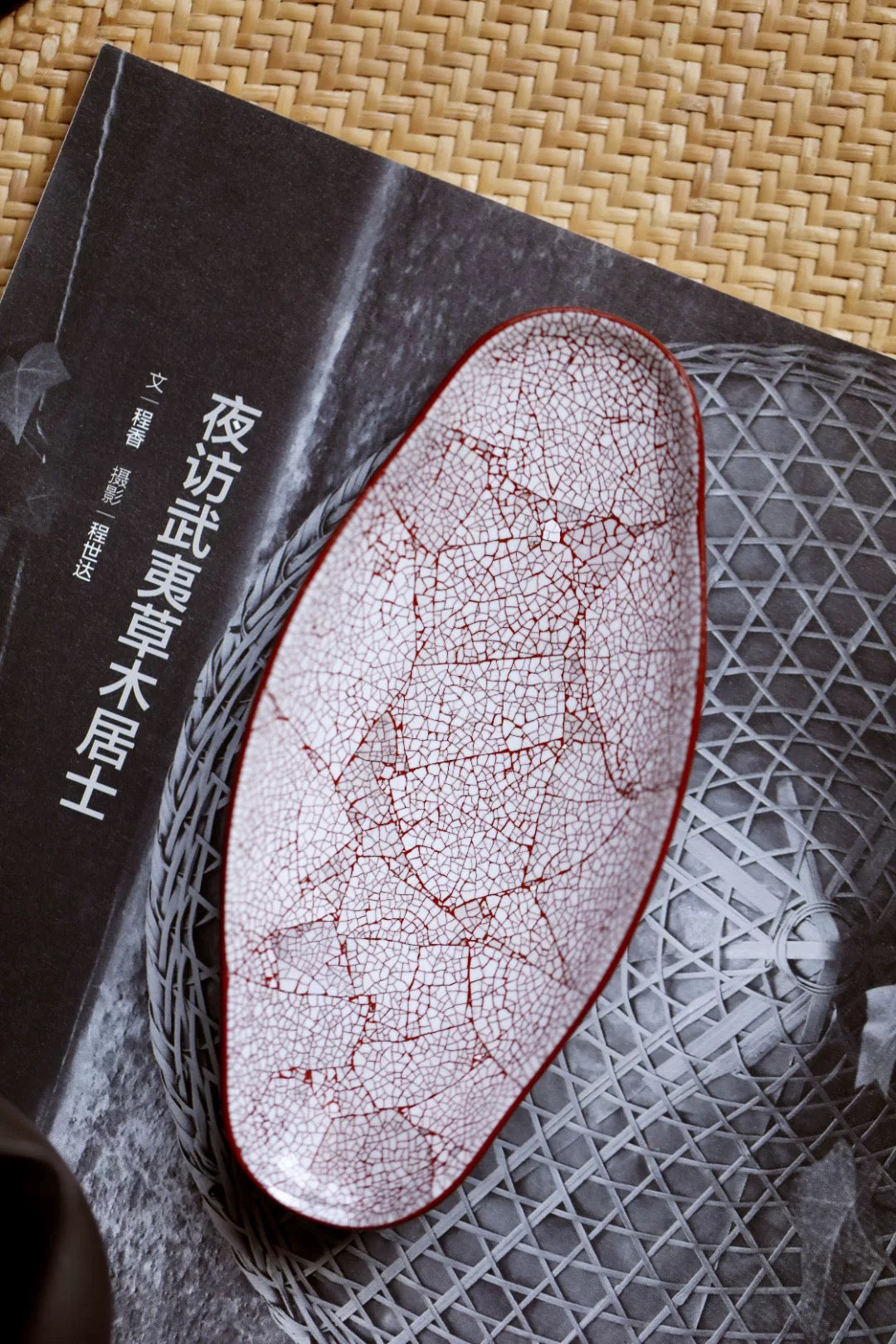 Lacquer Eggshell Texture tea scoop