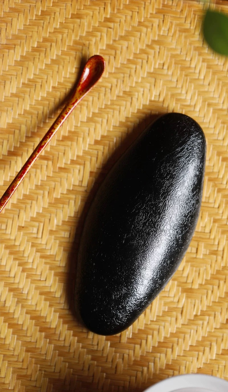 Big Lacquer Wood tea scoop