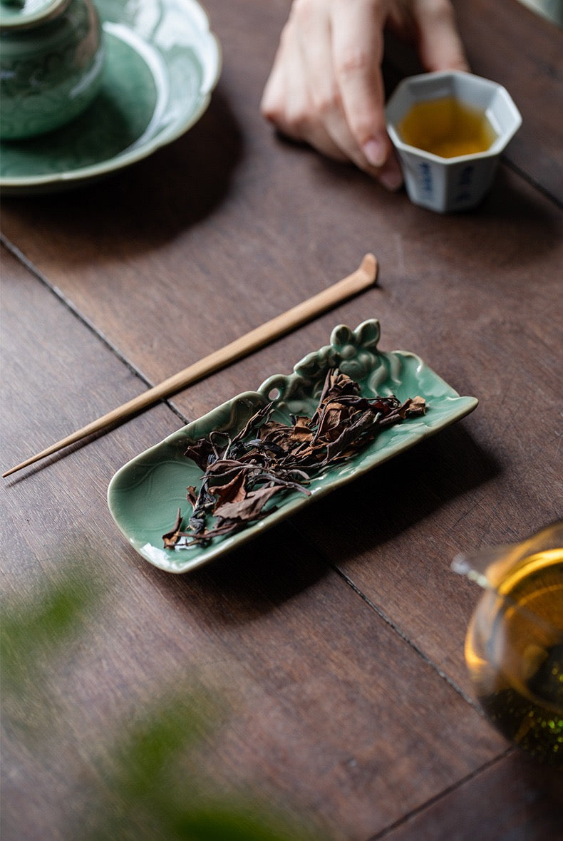 Relief Lotus Flowers tea scoop