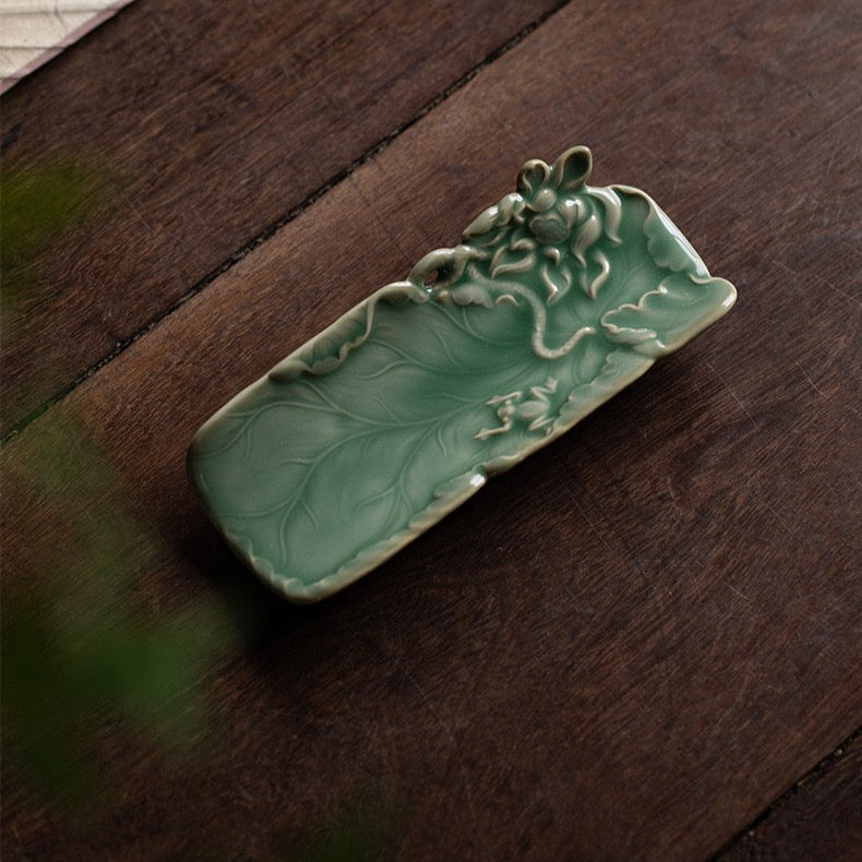 Relief Lotus Flowers tea scoop
