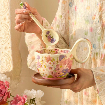 Pink Flower mug