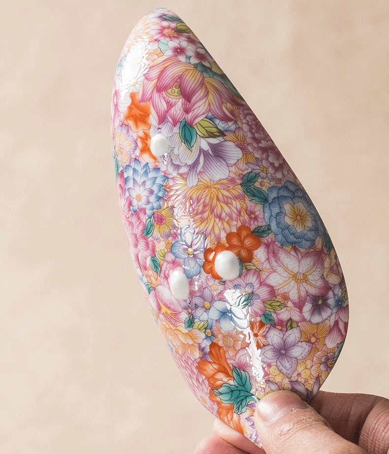 Flowers In Full Bloom tea scoop