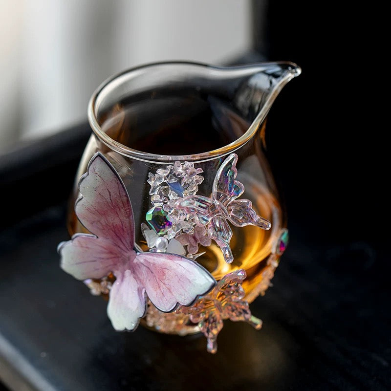 Pink Butterfly fair cup