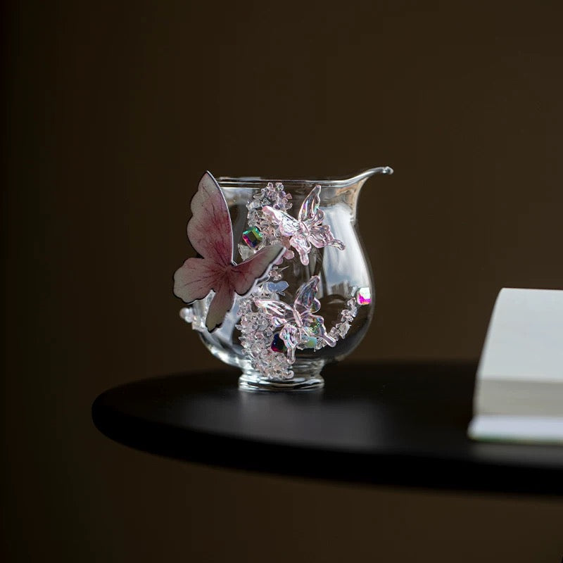 Pink Butterfly fair cup