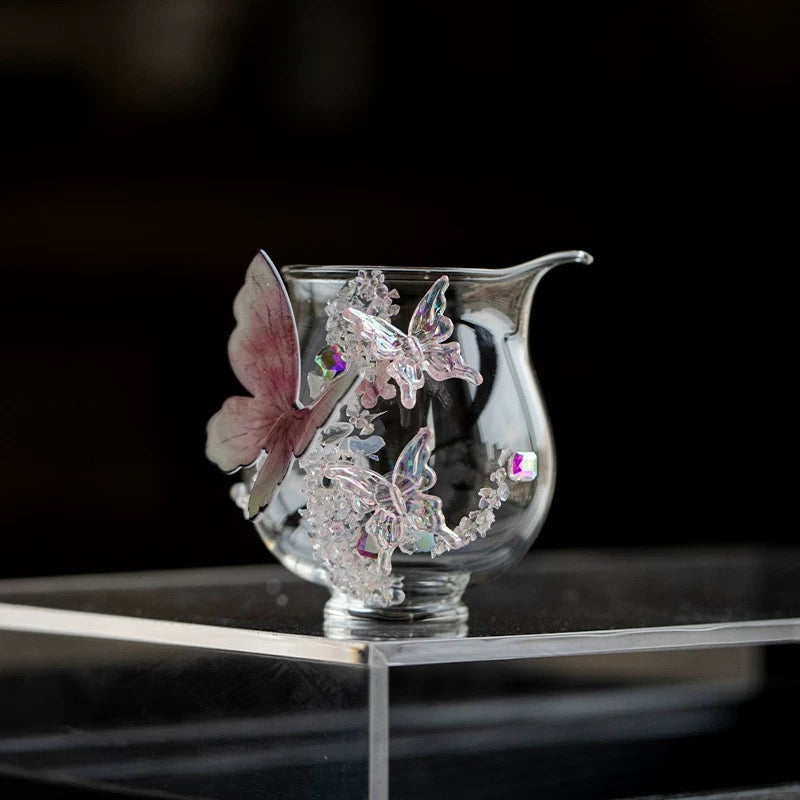 Pink Butterfly fair cup