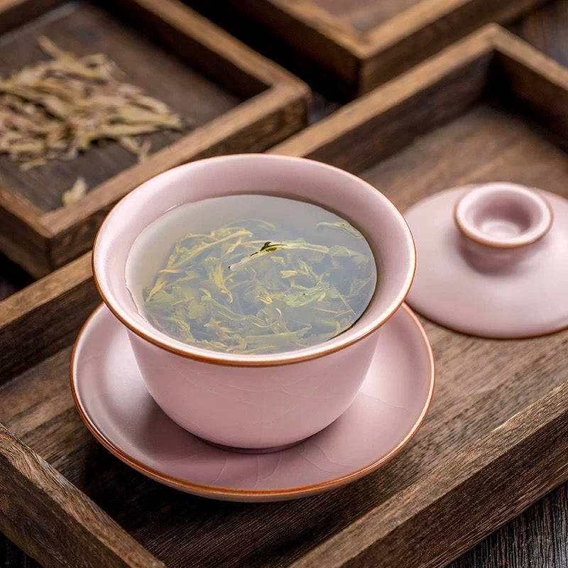 Powder Crack Three-talent gaiwan