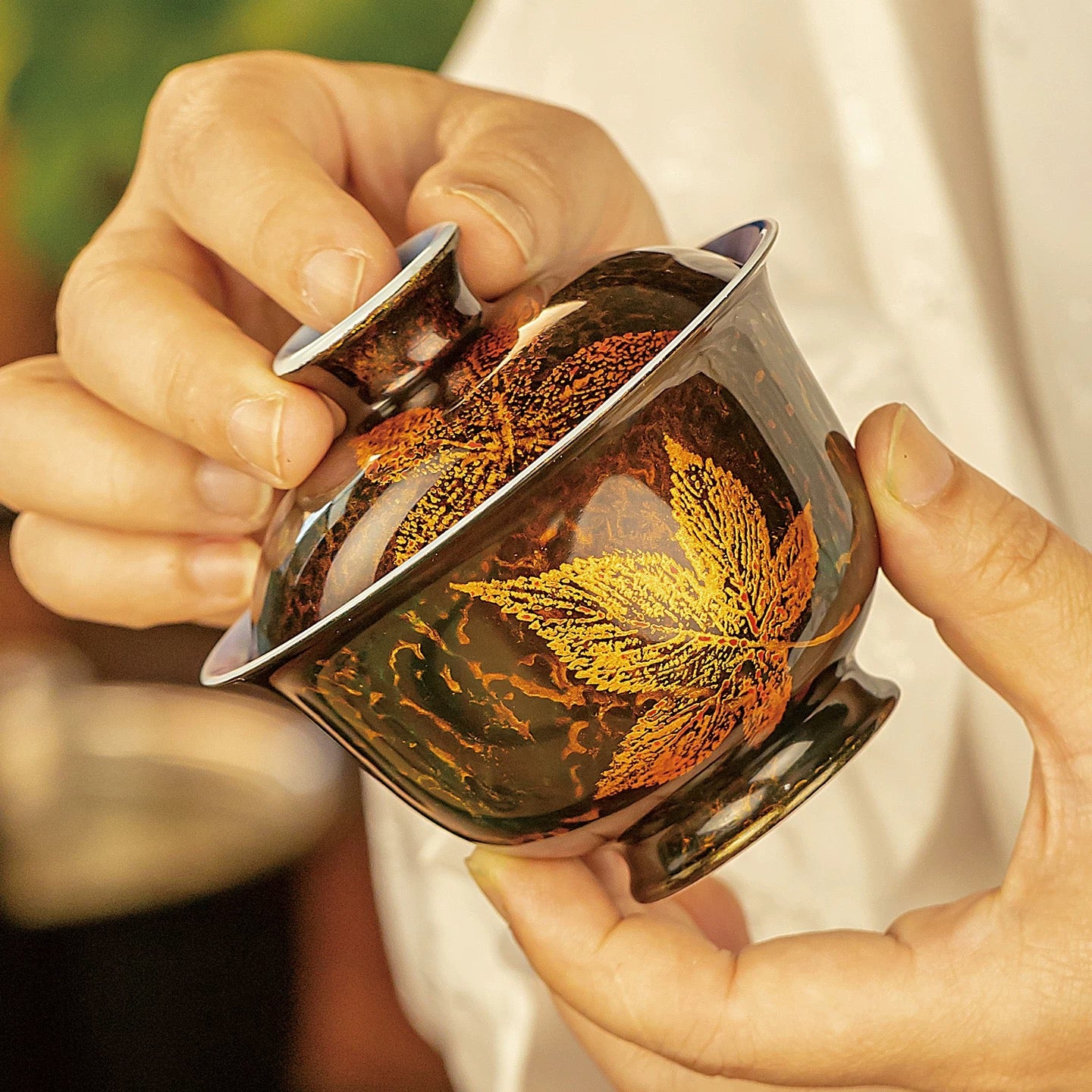 Maple Leaf Lacquer gai wan