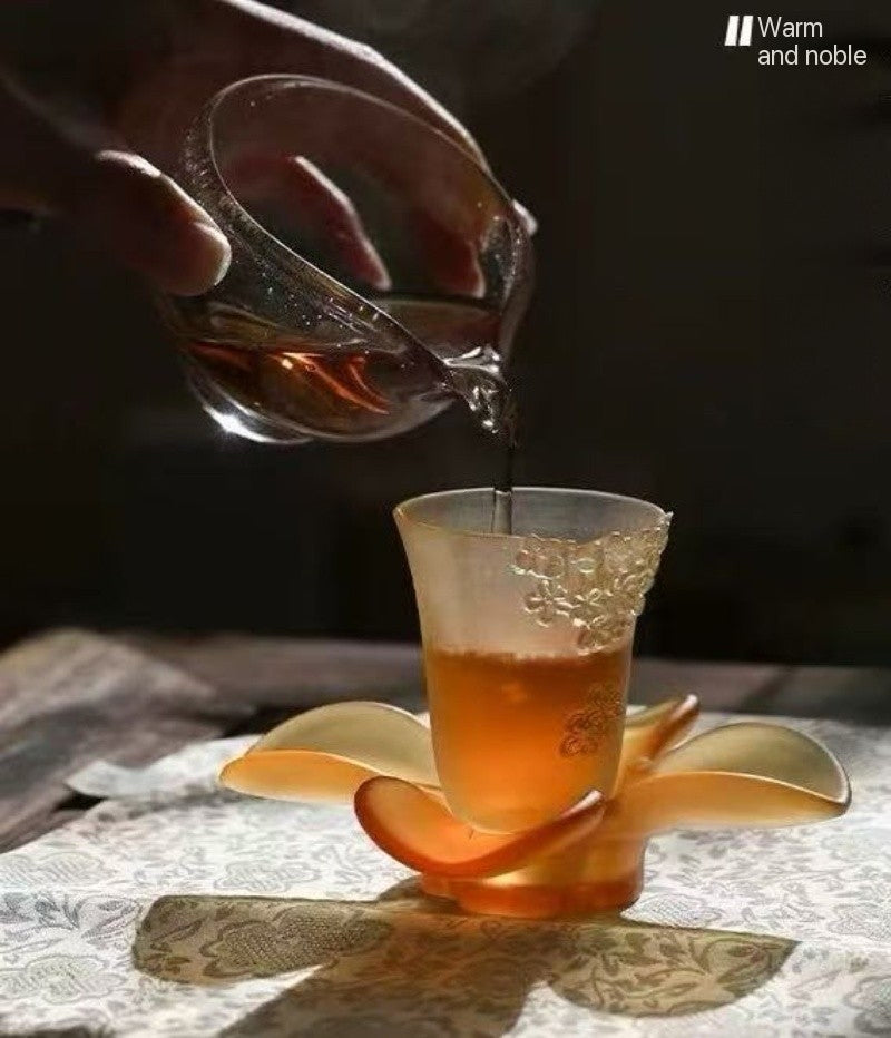 Glassy Osmanthus teacup