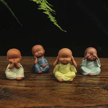 Four Little Monks tea pet