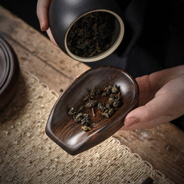 Ebony Wood tea scoop