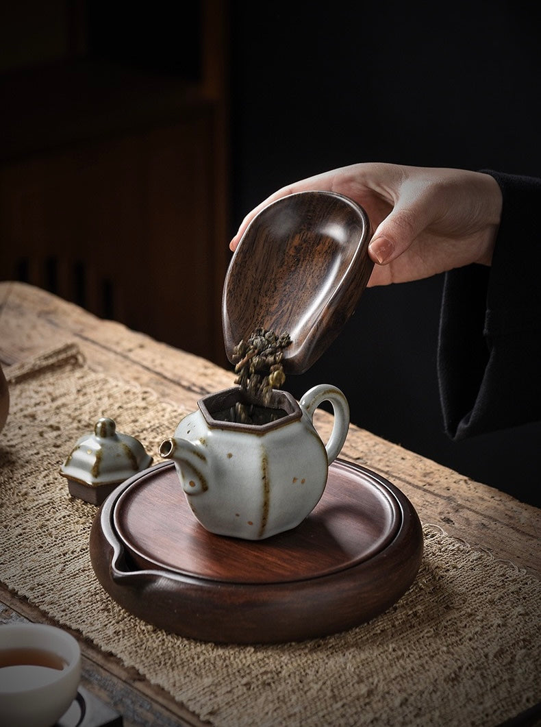 Ebony Wood tea scoop