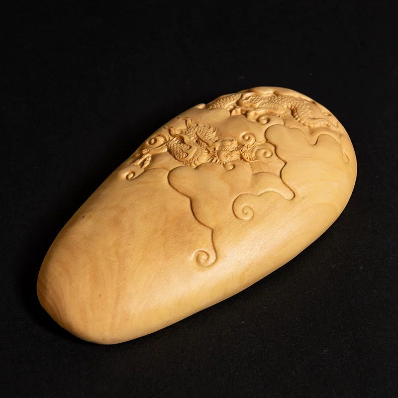 Boxwood tea scoop
