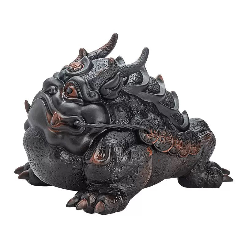 The Golden Toad Spirit Beast tea pet