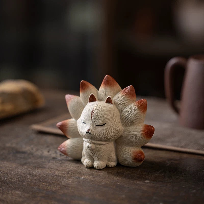 Nine-tailed Fox Fairy Baby tea pet