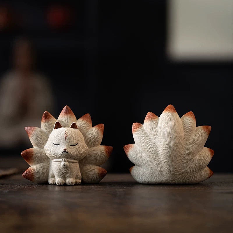 Nine-tailed Fox Fairy Baby tea pet