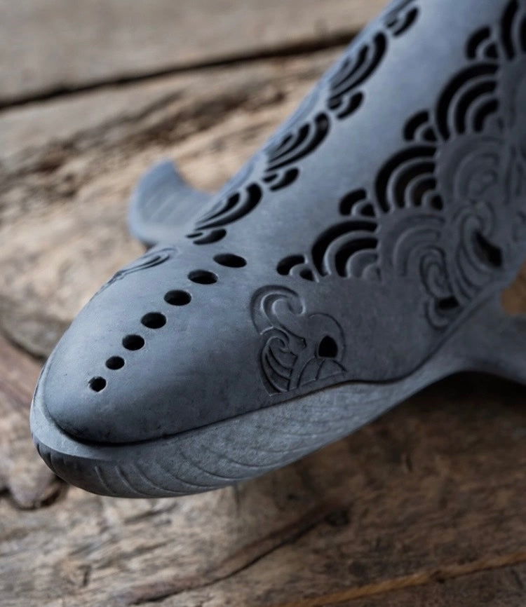 Whale incense burner
