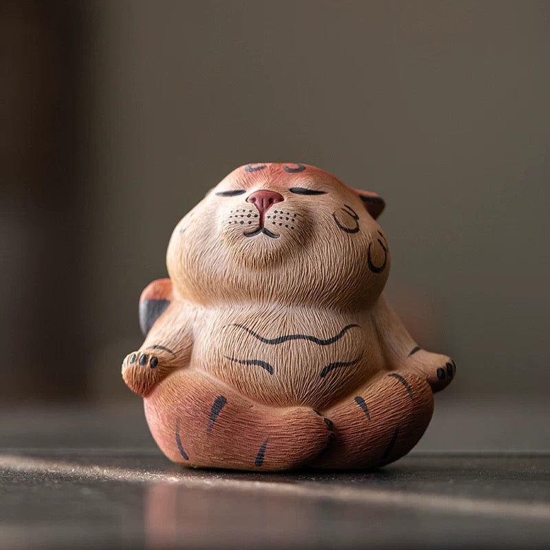 Sitting Tiger tea pet